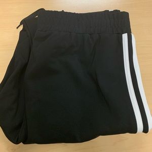 Men’s Three Strip Black Joggers